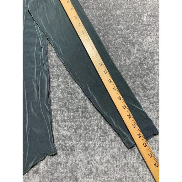 Boston Proper Open Front Sweater Cardigan Women Size M Green Stretch Slinky - Picture 11 of 11